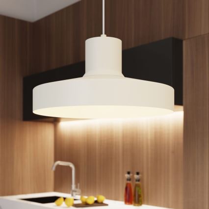 Suspension filaire BILO 1xE27/15W/230V d. 35 cm crème