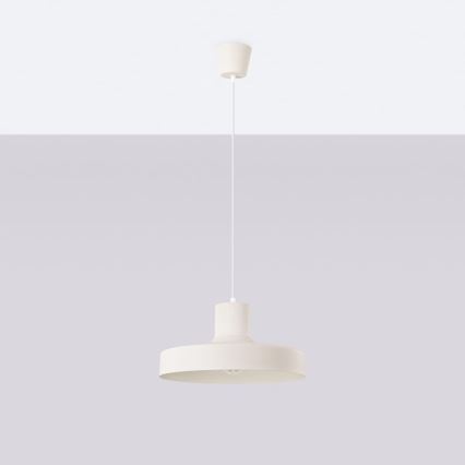 Suspension filaire BILO 1xE27/15W/230V d. 35 cm crème