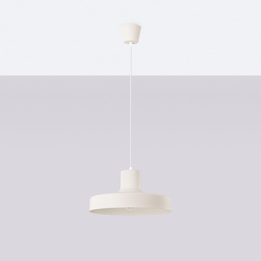 Suspension filaire BILO 1xE27/15W/230V d. 35 cm crème