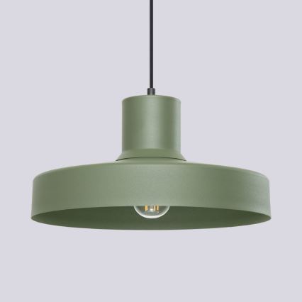 Suspension filaire BILO 1xE27/15W/230V d. 35 cm vert