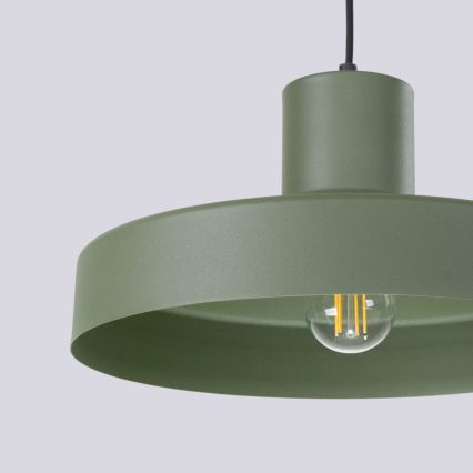 Suspension filaire BILO 1xE27/15W/230V d. 35 cm vert