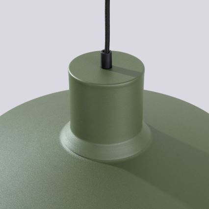 Suspension filaire BILO 1xE27/15W/230V d. 35 cm vert