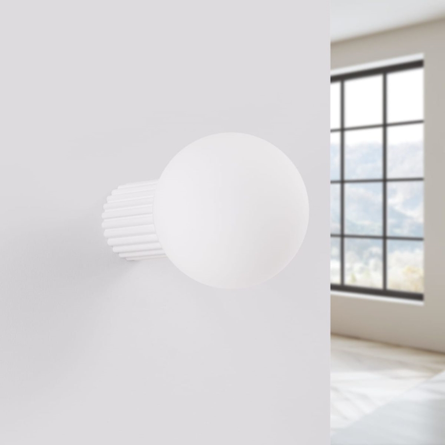 Applique murale salle de bain HALO 1xG9/8W/230V d. 12 cm IP44 blanc
