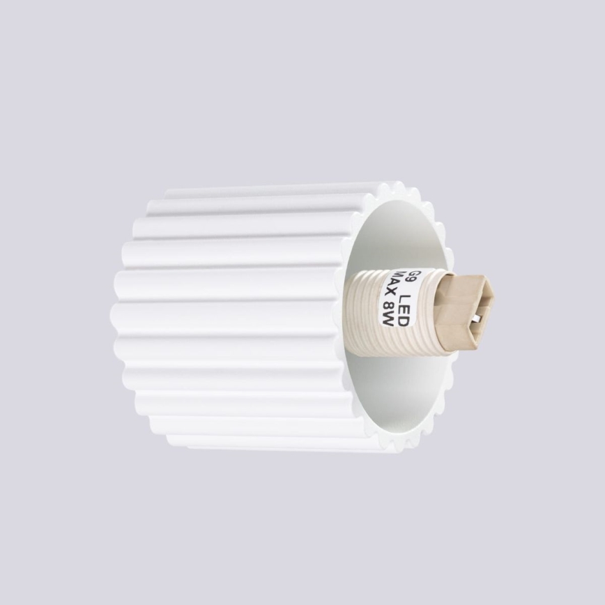 Applique murale salle de bain HALO 1xG9/8W/230V d. 12 cm IP44 blanc