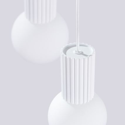 Suspension filaire HALO 3xG9/8W/230V d. 25 cm blanc
