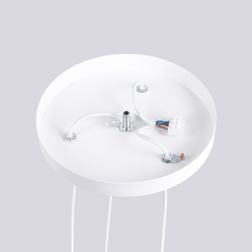 Suspension filaire HALO 3xG9/8W/230V d. 25 cm blanc