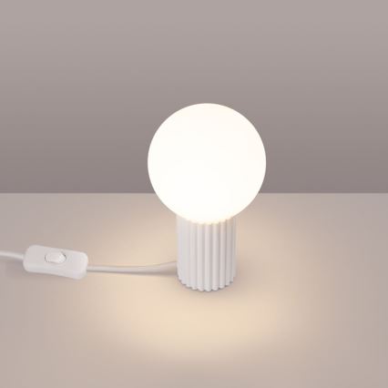 Lampe de table HALO 1xG9/8W/230V d. 12 cm blanc