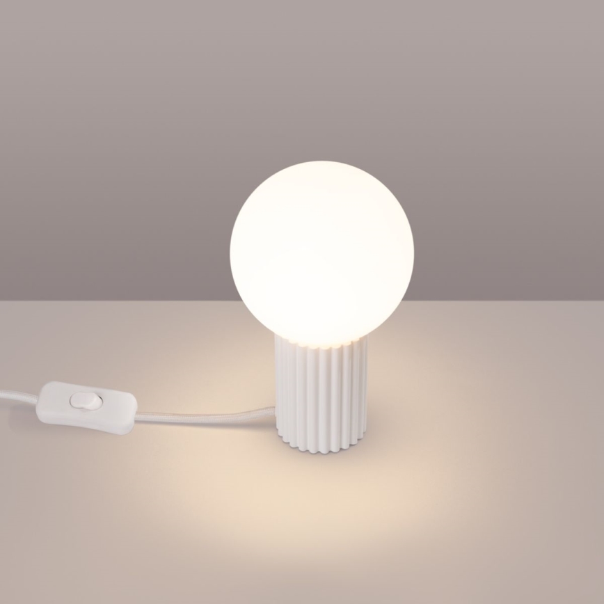 Lampe de table HALO 1xG9/8W/230V d. 12 cm blanc