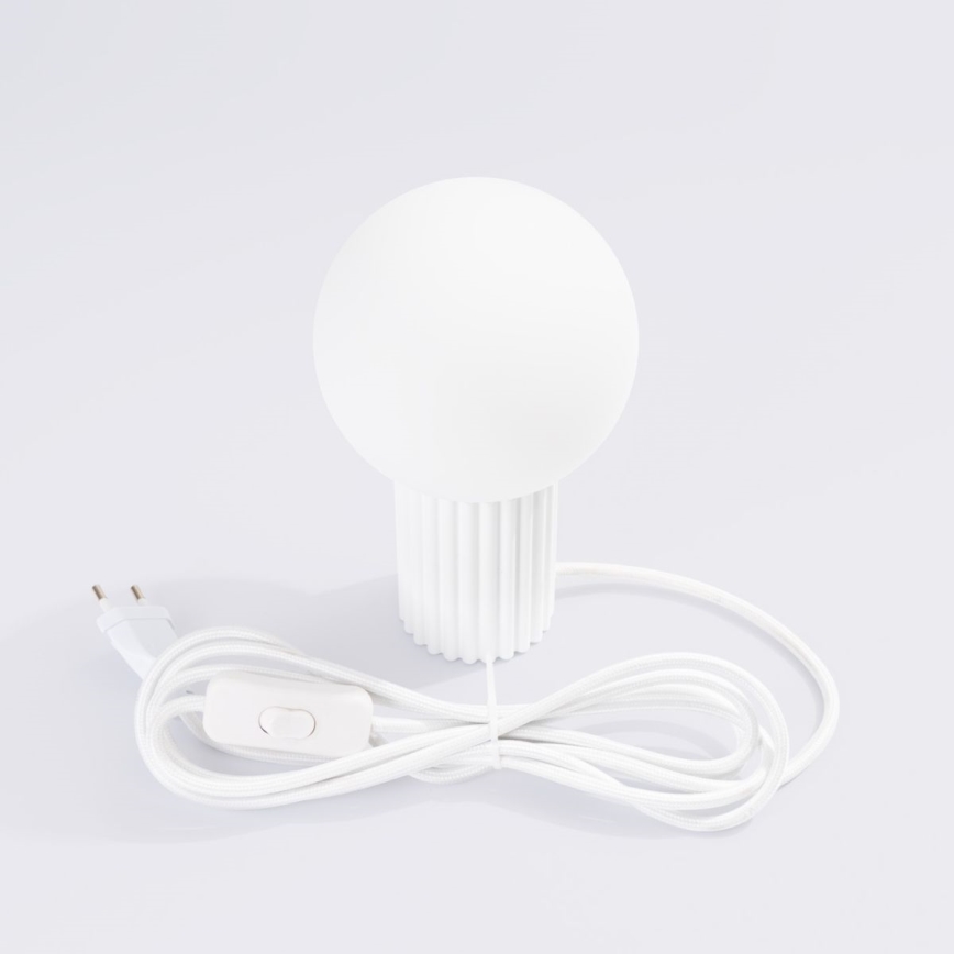 Lampe de table HALO 1xG9/8W/230V d. 12 cm blanc