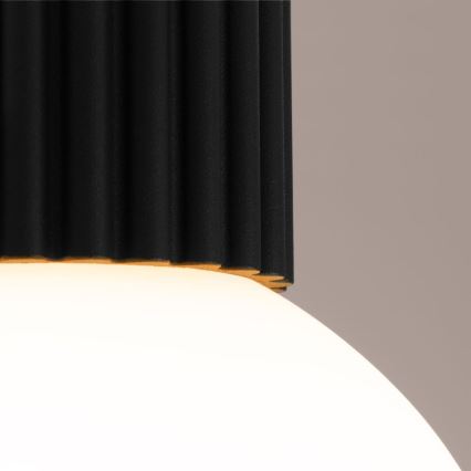 Plafonnier de salle de bain HALO 1xG9/8W/230V d. 12 cm IP44 noir
