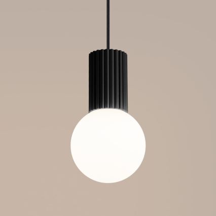 Suspension filaire HALO 1xG9/8W/230V d. 12 cm noir
