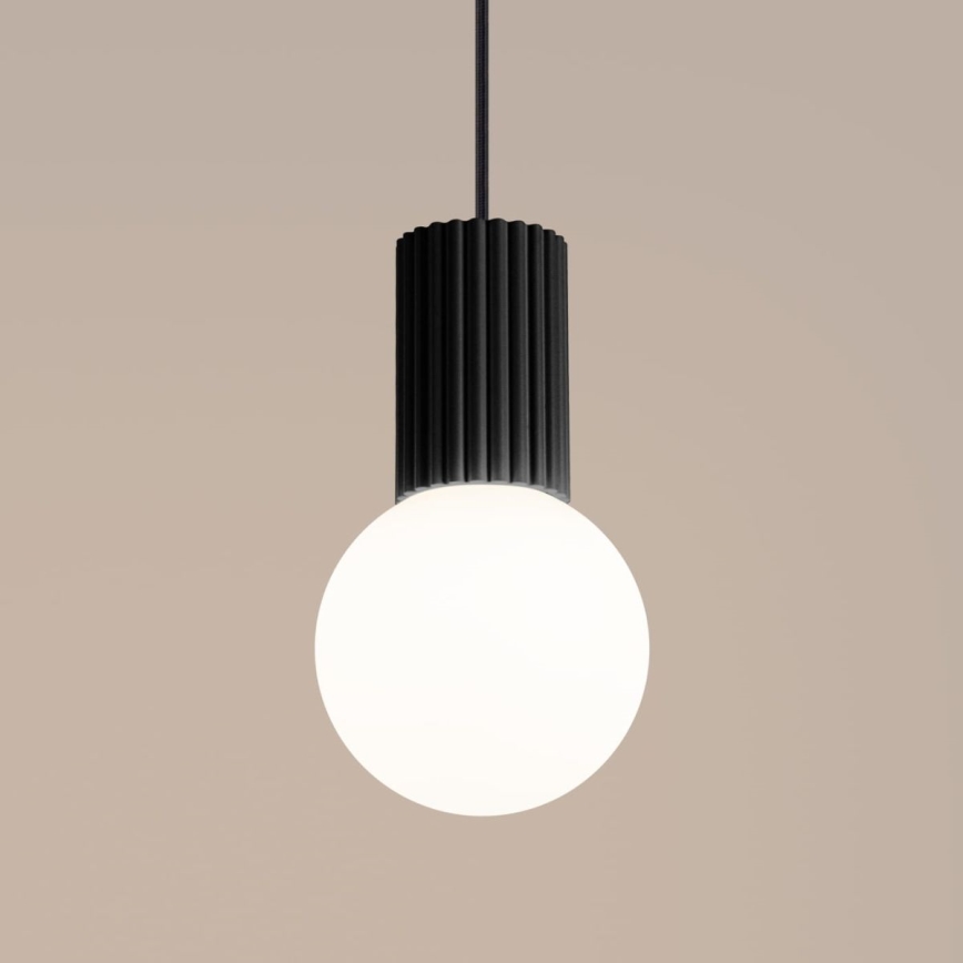 Suspension filaire HALO 1xG9/8W/230V d. 12 cm noir