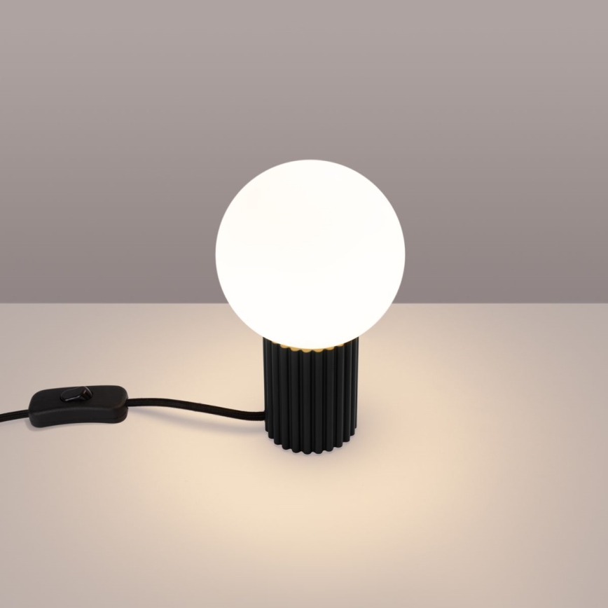 Lampe de table HALO 1xG9/8W/230V d. 12 cm noir