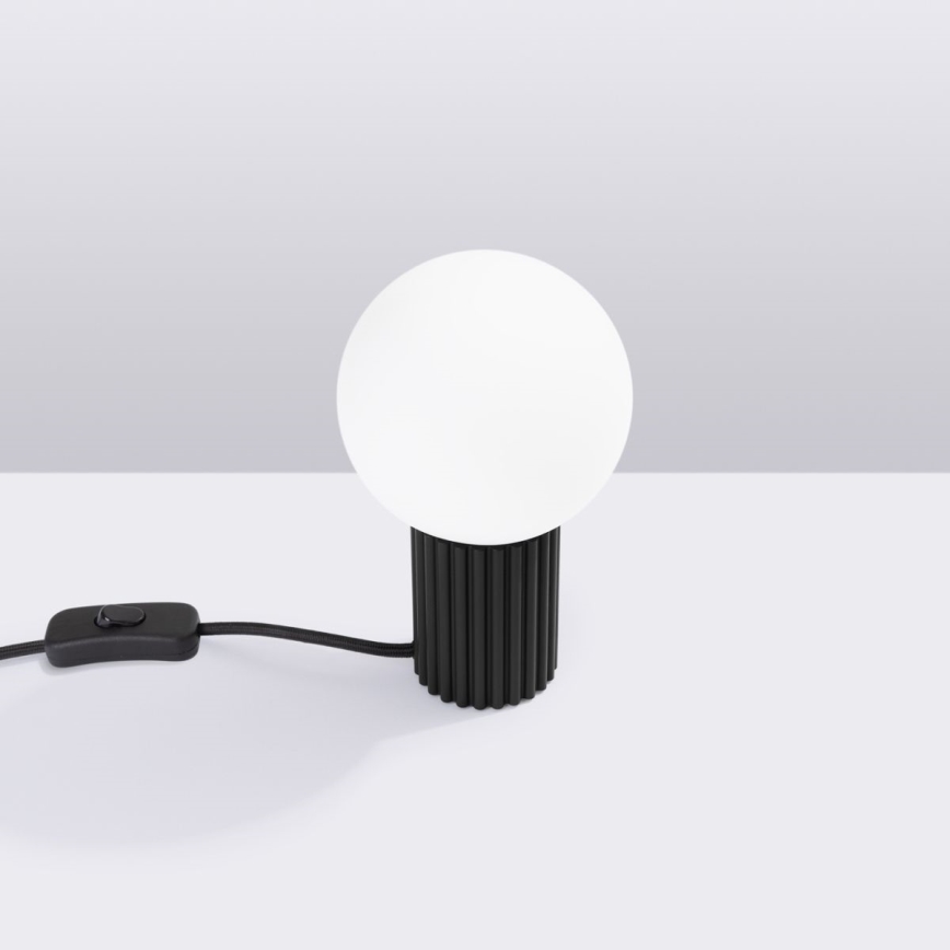 Lampe de table HALO 1xG9/8W/230V d. 12 cm noir