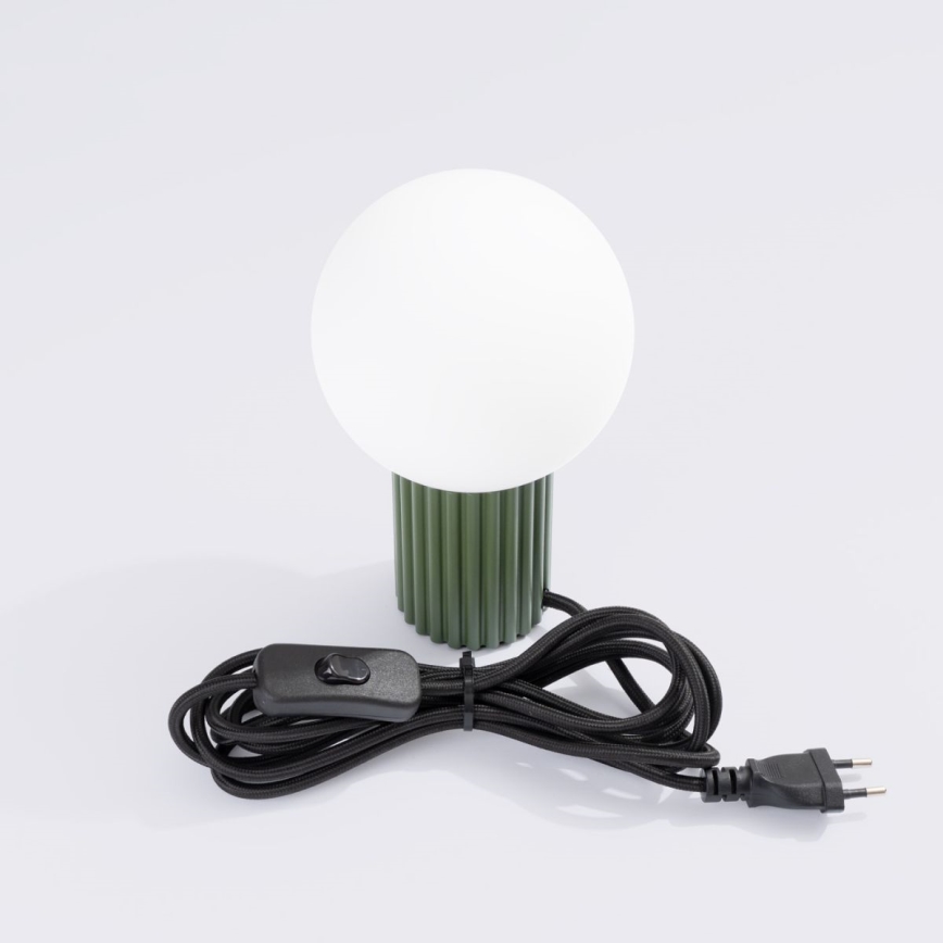 Tischleuchte HALO 1xG9/8W/230V d 12 cm grün