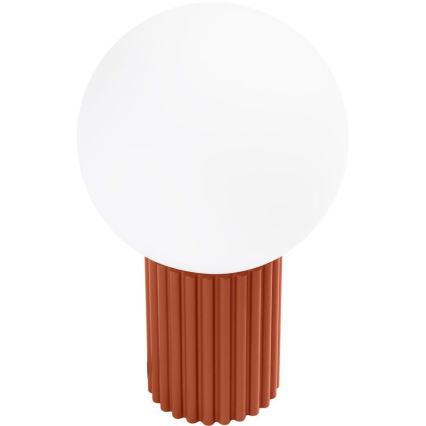 Lampada da tavolo HALO 1xG9/8W/230V diametro 12 cm arancione
