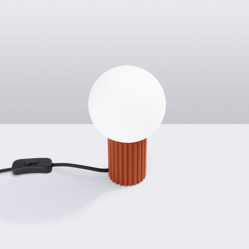 Lampe de table HALO 1xG9/8W/230V d. 12 cm orange