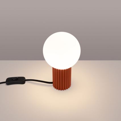 Tischleuchte HALO 1xG9/8W/230V d 12 cm orange