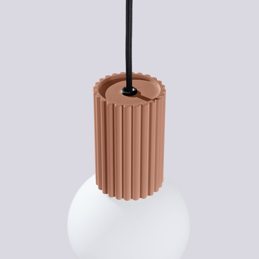 Hängeleuchte HALO 1xG9/8W/230V d 12 cm braun
