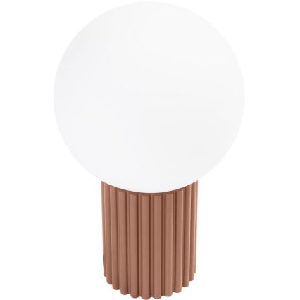 Lampada da tavolo HALO 1xG9/8W/230V diametro 12 cm marrone