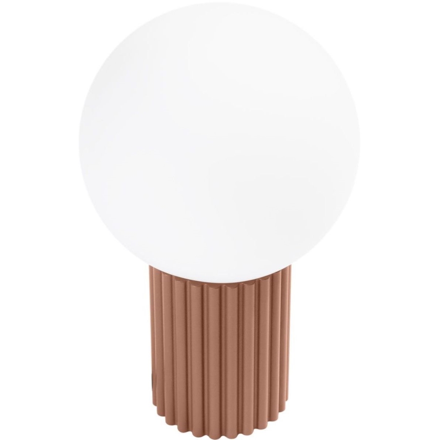 Lampada da tavolo HALO 1xG9/8W/230V diametro 12 cm marrone