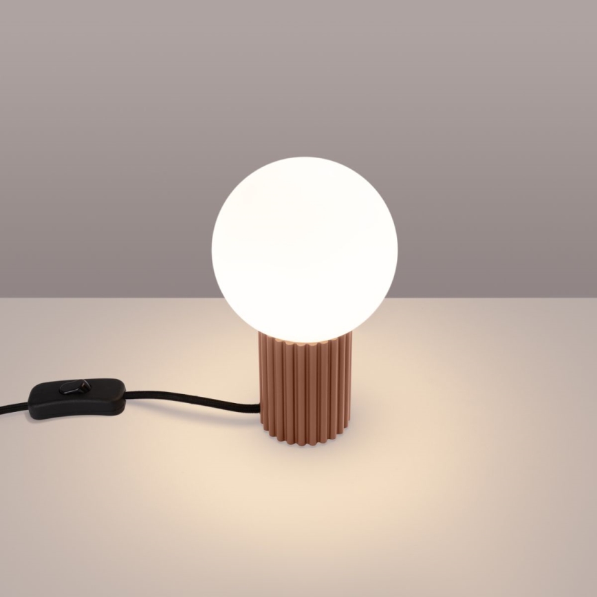 Lampe de table HALO 1xG9/8W/230V d. 12 cm marron