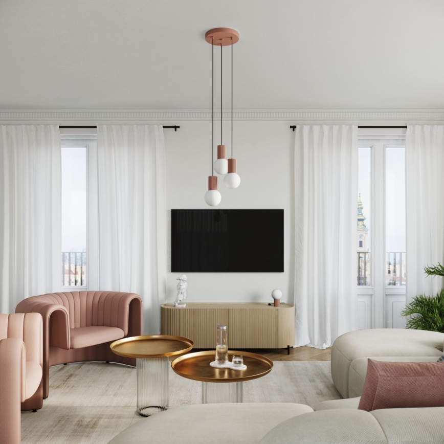 Lampe de table HALO 1xG9/8W/230V d. 12 cm marron