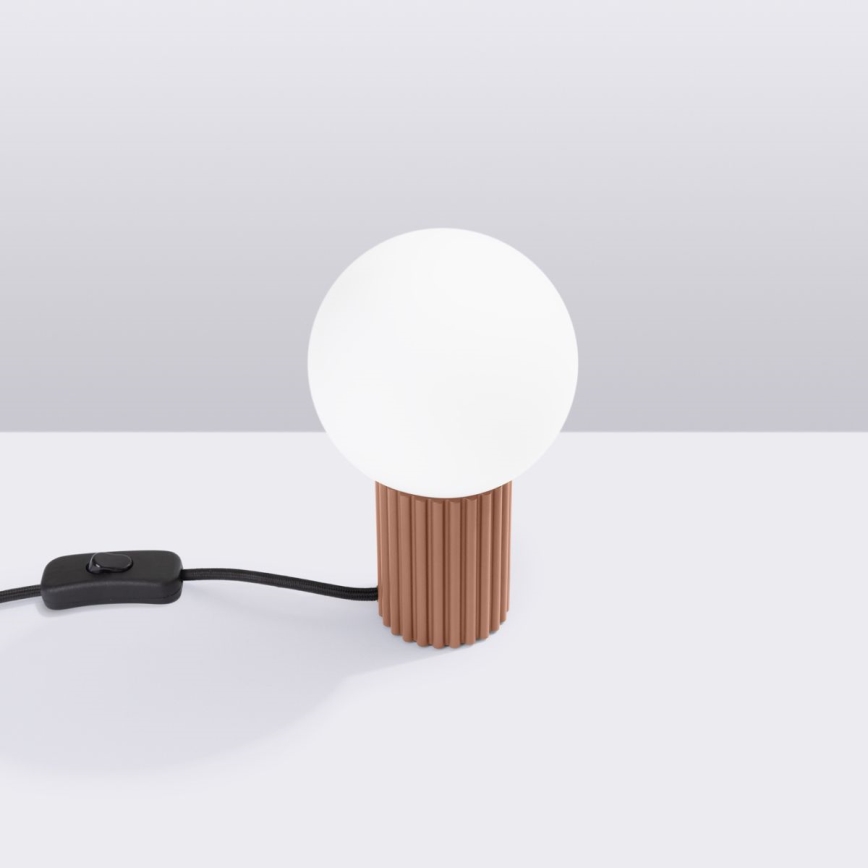 Lampe de table HALO 1xG9/8W/230V d. 12 cm marron