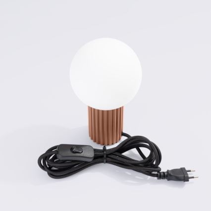 Lampe de table HALO 1xG9/8W/230V d. 12 cm marron
