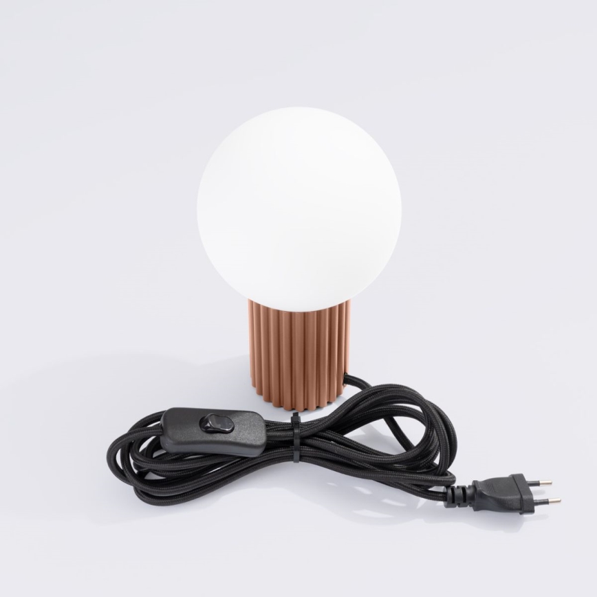 Lampe de table HALO 1xG9/8W/230V d. 12 cm marron