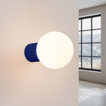 Applique murale salle de bain HALO 1xG9/8W/230V d. 12 cm IP44 bleu