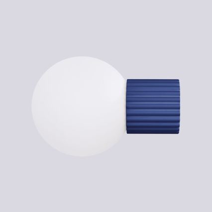 Applique murale salle de bain HALO 1xG9/8W/230V d. 12 cm IP44 bleu