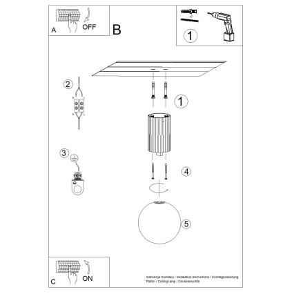 Plafonnier de salle de bain HALO 1xG9/8W/230V d. 12 cm IP44 bleu