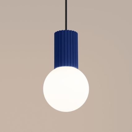 Suspension filaire HALO 1xG9/8W/230V d. 12 cm bleu