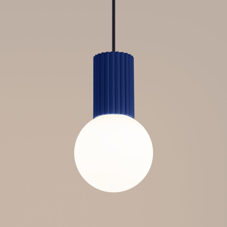 Suspension filaire HALO 1xG9/8W/230V d. 12 cm bleu