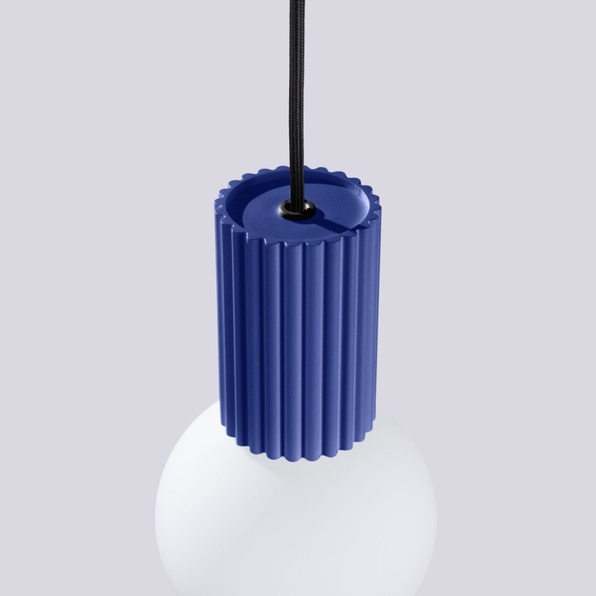 Suspension filaire HALO 1xG9/8W/230V d. 12 cm bleu