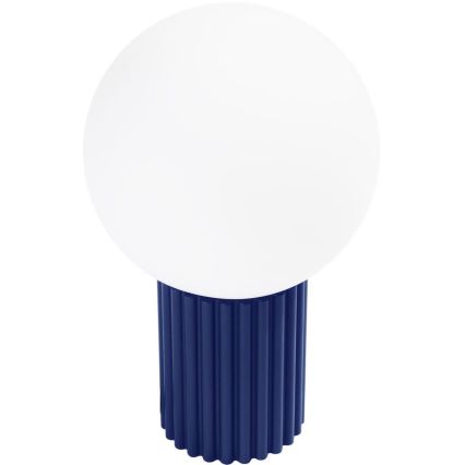 Lampada da tavolo HALO 1xG9/8W/230V diametro 12 cm blu