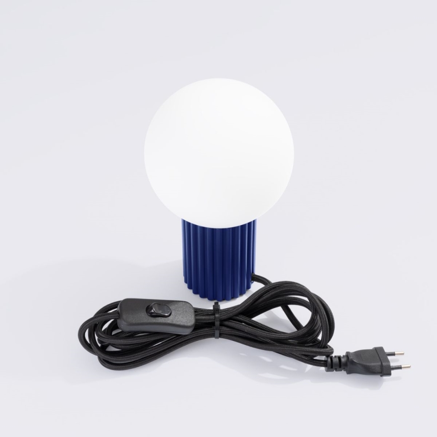 Tischleuchte HALO 1xG9/8W/230V d 12 cm blau