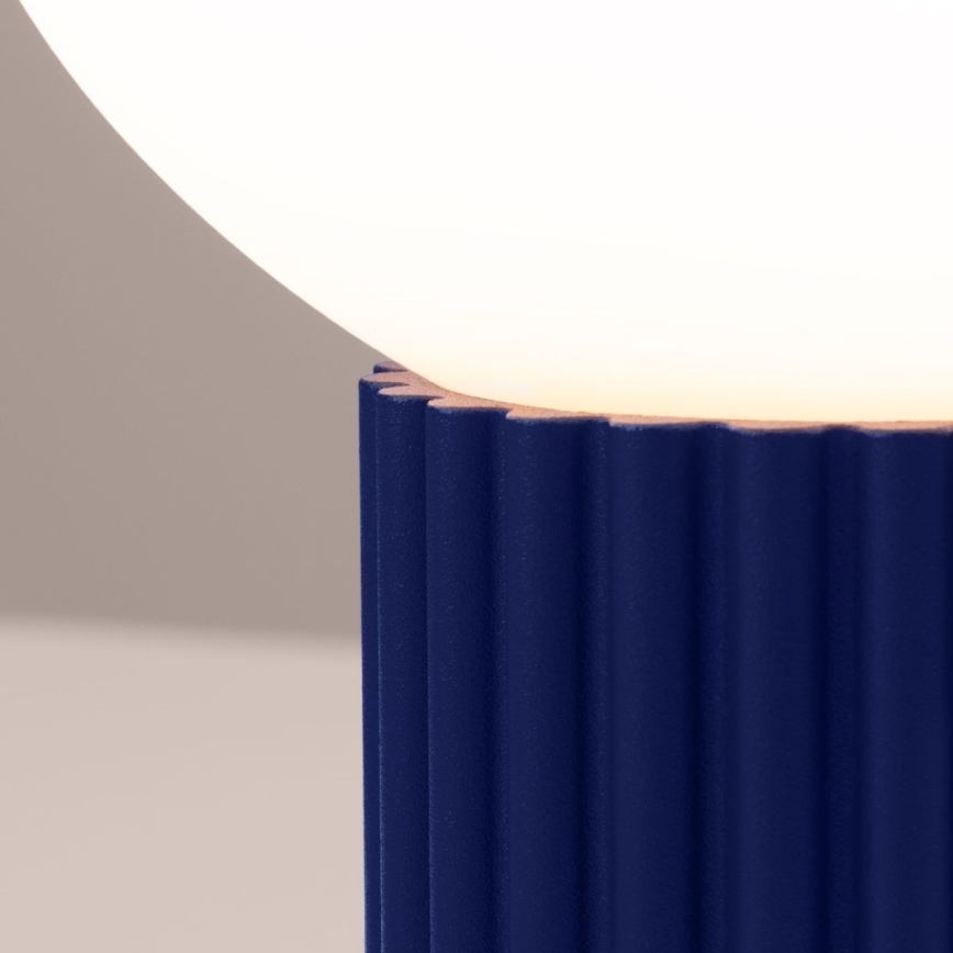 Tischleuchte HALO 1xG9/8W/230V d 12 cm blau