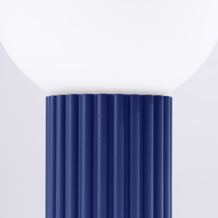 Tischleuchte HALO 1xG9/8W/230V d 12 cm blau