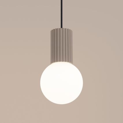 Suspension filaire HALO 1xG9/8W/230V d. 12 cm beige