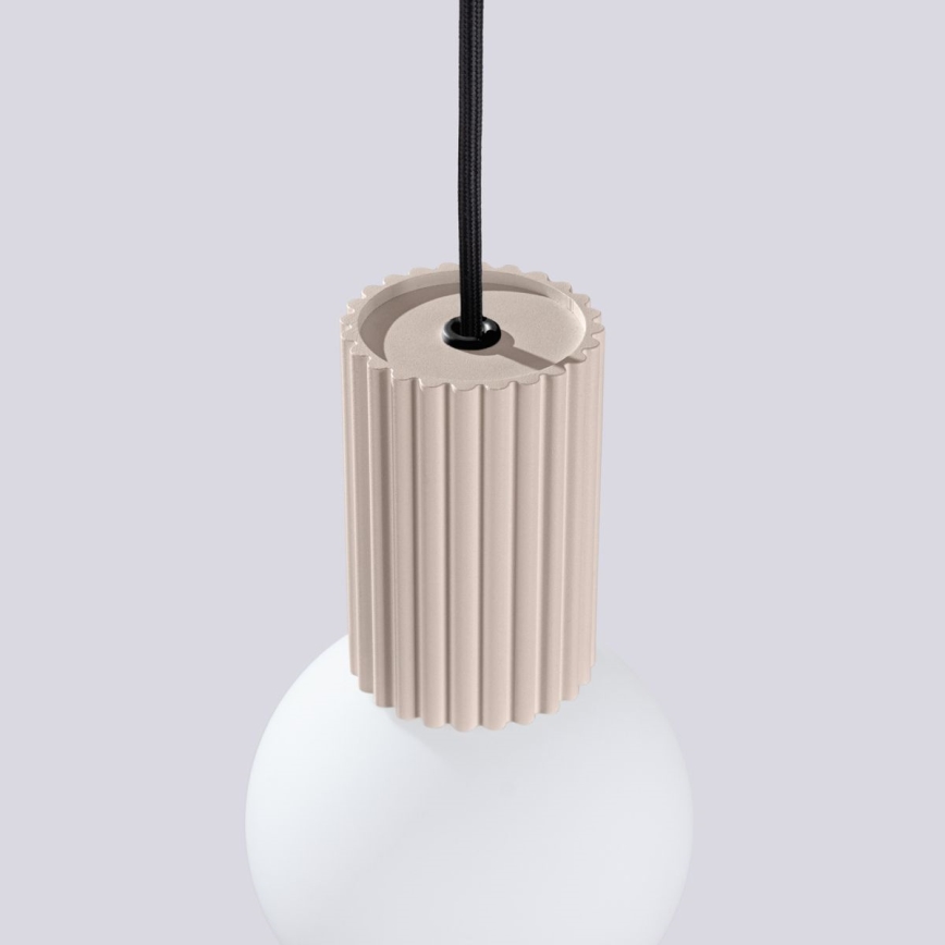 Suspension filaire HALO 1xG9/8W/230V d. 12 cm beige