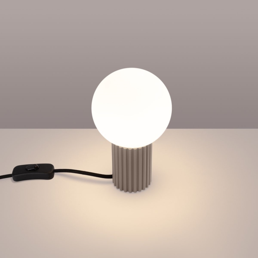 Lampe de table HALO 1xG9/8W/230V d. 12 cm beige