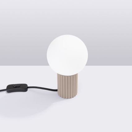 Lampe de table HALO 1xG9/8W/230V d. 12 cm beige