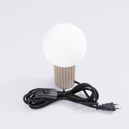 Lampe de table HALO 1xG9/8W/230V d. 12 cm beige
