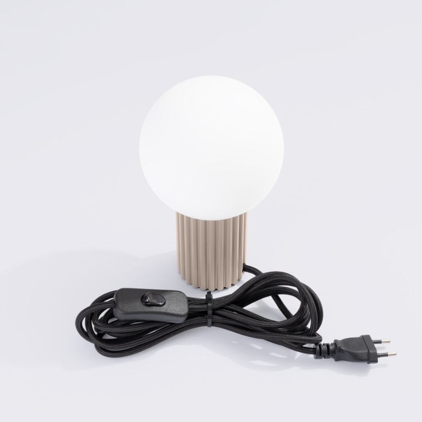 Lampe de table HALO 1xG9/8W/230V d. 12 cm beige