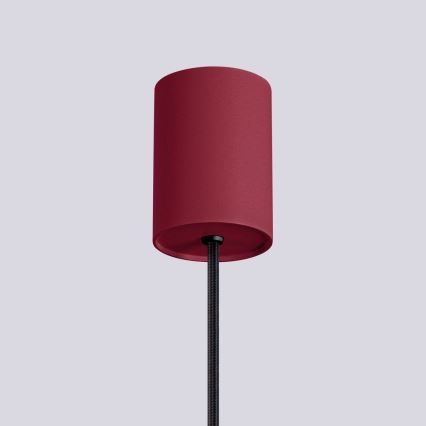 Suspension filaire HALO 1xG9/8W/230V d. 12 cm rouge