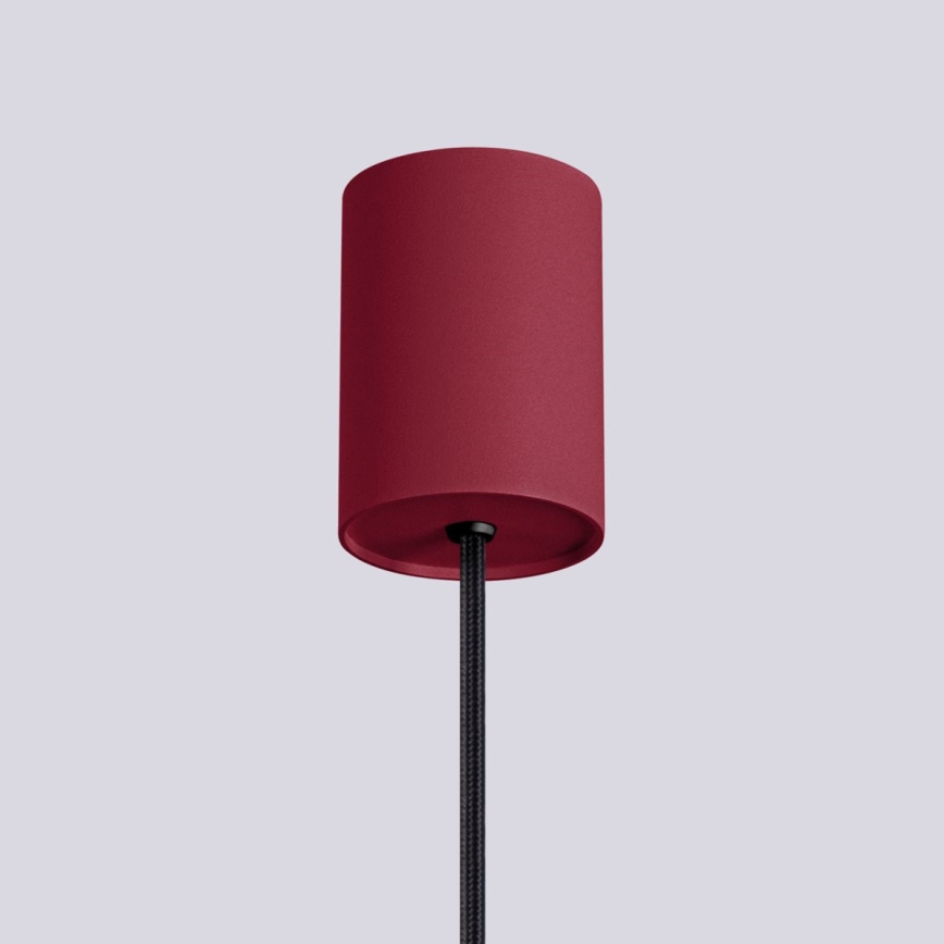 Suspension filaire HALO 1xG9/8W/230V d. 12 cm rouge