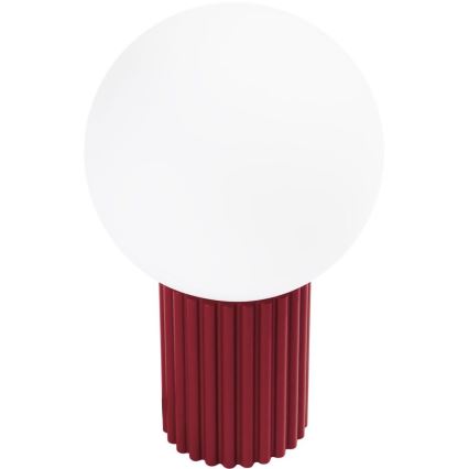 Lampada da tavolo HALO 1xG9/8W/230V diametro 12 cm rosso