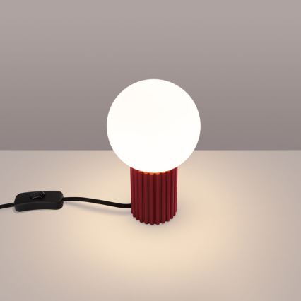 Lampe de table HALO 1xG9/8W/230V d. 12 cm rouge